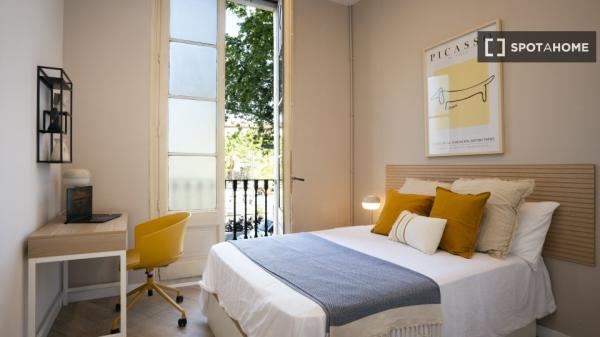 Habitación en piso compartido en barcelona.