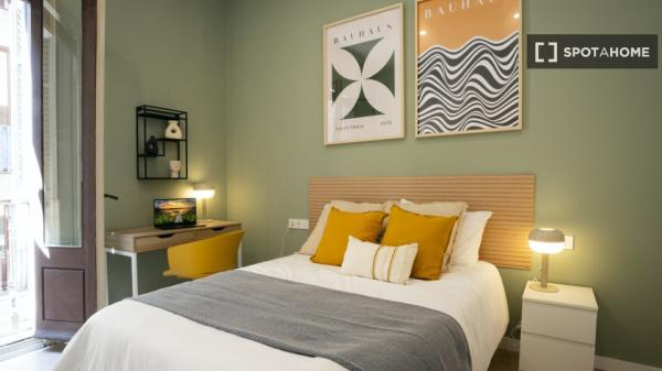 Habitación en piso compartido en barcelona.