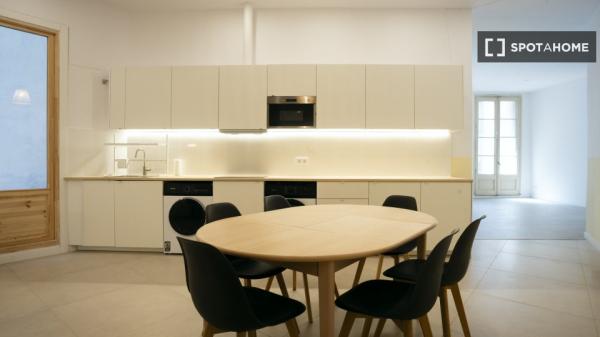 Habitación en piso compartido en barcelona.