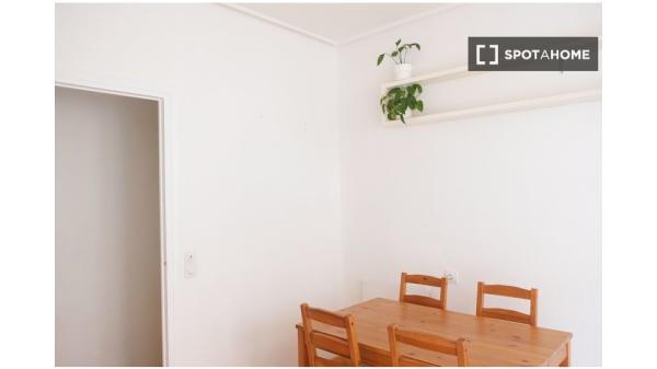 Habitación en piso compartido en madrid.