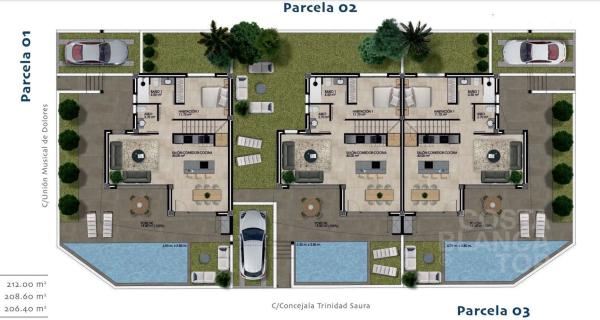 Chalet adosado en calle Unión Musical de Dolores