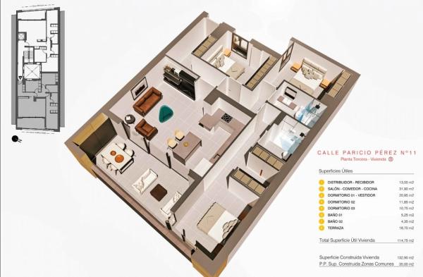 Piso en calle Patricio Perez, 11