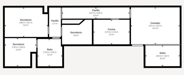 Piso en calle del Maestro Alonso