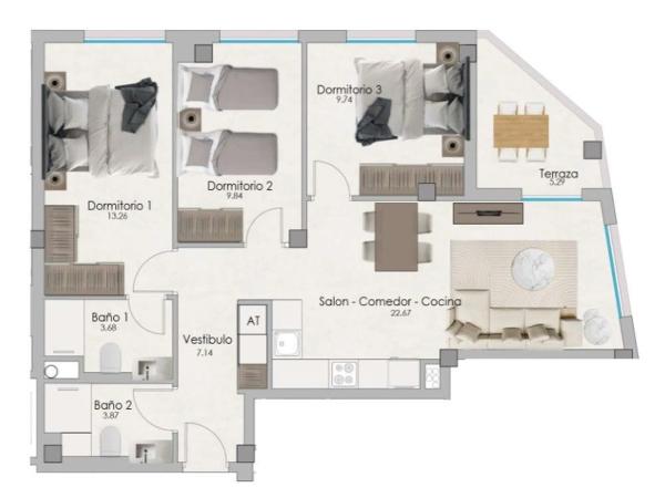 Piso en calle Llevant, 10