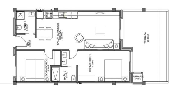 Piso en calle la Malva Rosa, 15