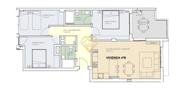 Ático en Zona Pueblo