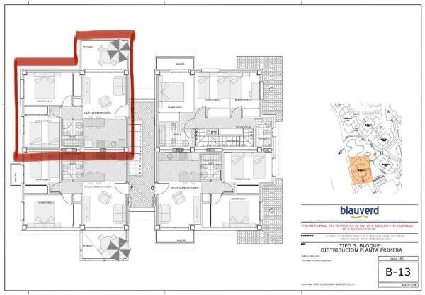 Piso en calle Berna, 6