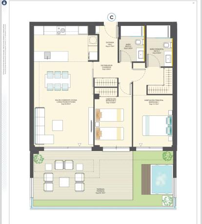 Piso en calle de Colombia, 4 -34