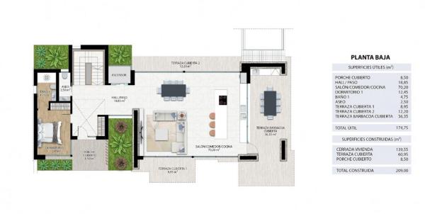 Casa independiente en calle Mart, 7