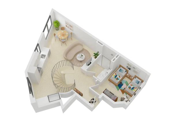 Dúplex en calle Benigembla, 4