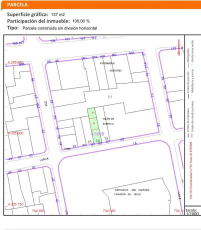 Terreno en calle de Pedro Lorca, 61