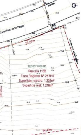 Terreno en calle Rabo del Penyes, 12