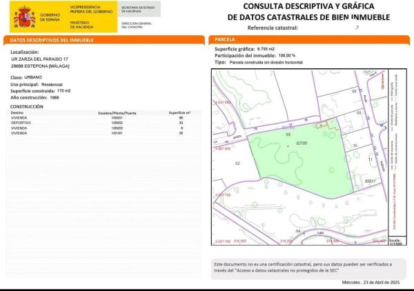 Terreno en Urbanización Zarza del Paraíso, 13