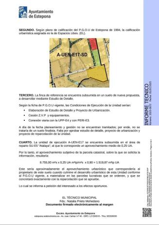 Terreno en Urbanización Zarza del Paraíso, 13