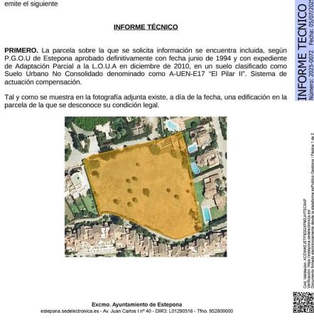 Terreno en Urbanización Zarza del Paraíso, 13