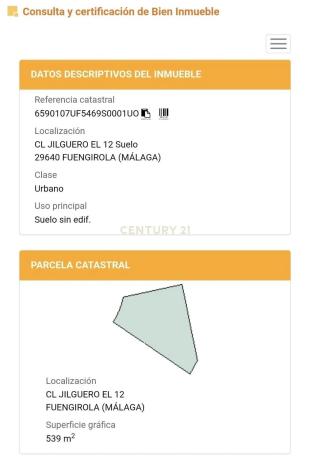 Terreno en calle Jilguero