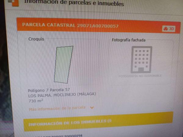 Terreno en Moclinejo