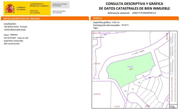 Terreno en Urbanizacion Nerja Golf, 18