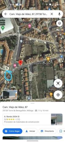 Terreno en camino Viejo de Vélez, 87