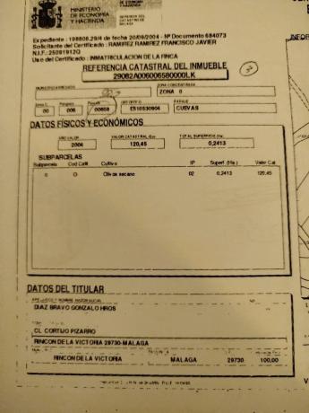 Terreno en carretera Benagalbón