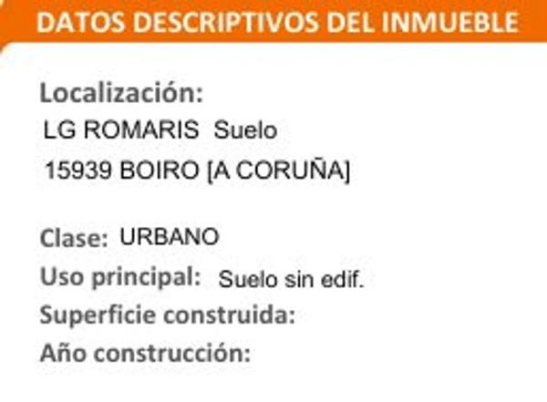 Terreno en Lugar Romaris, 12