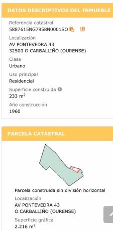 Terreno en avenida Pontevedra
