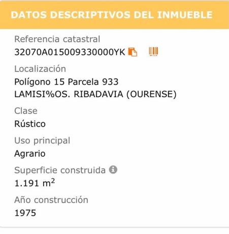 Terreno en Paraje El Carballo Nº S/n Ribadavia (Ourense) s/n, Ribadavia