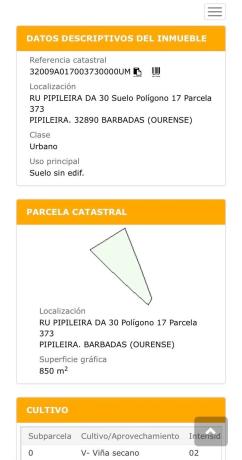 Terreno en calle das Pipileiras, 30