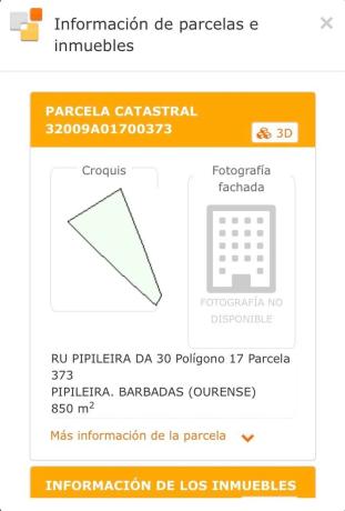 Terreno en calle das Pipileiras, 30