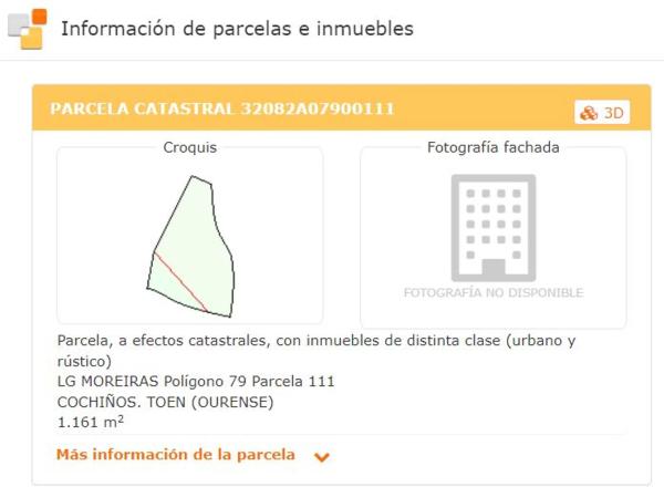Terreno en Lugar Moreiras, 79