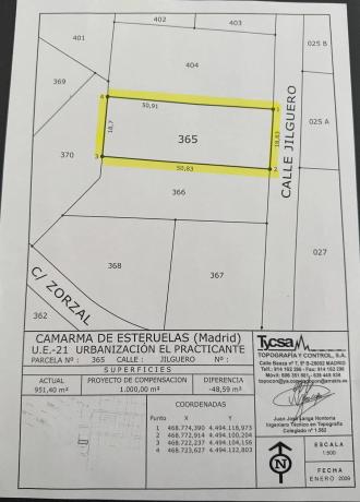 Terreno en Camarma de Esteruelas