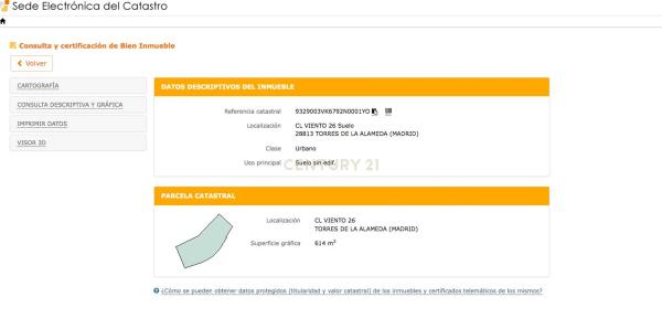 Terreno en calle del Viento, 26