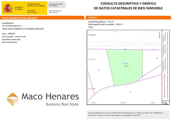 Terreno en avenida Astronomía