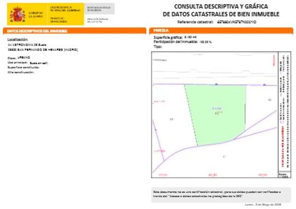 Terreno en avenida Astronomía