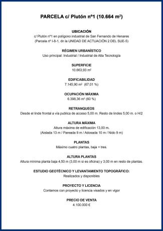 Terreno en calle de Plutón, 1