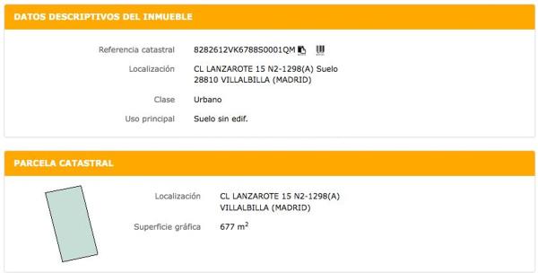 Terreno en calle Lanzarote, 15