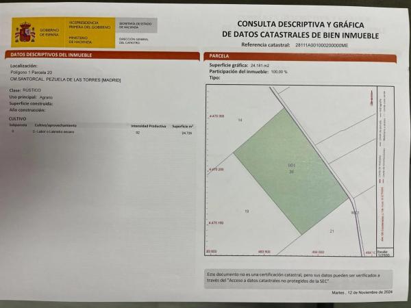 Terreno en Pezuela de las Torres
