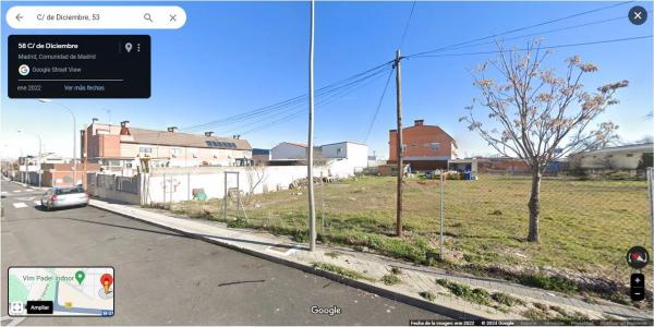 Terreno en calle de Diciembre, 53