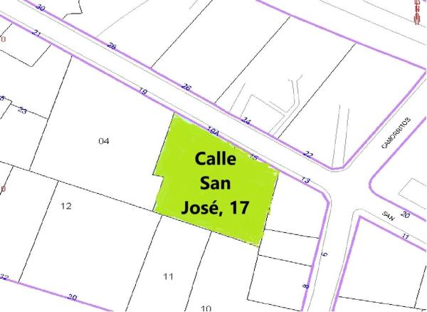 Terreno en calle San Jose, 17