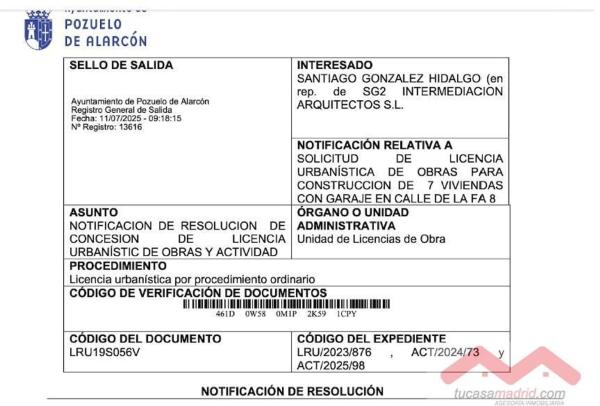 Terreno en Barrio Zona Pueblo