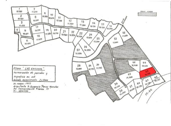 Terreno en calle Urb Las Encinas