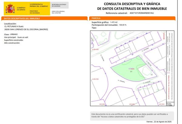 Terreno en calle las Petunias, 4