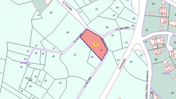 Terreno en calle Paloma