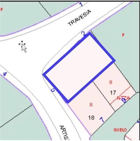 Terreno en calle de los Artistas, 5