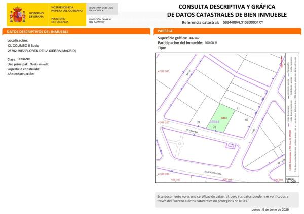 Terreno en calle Colimbo, 3