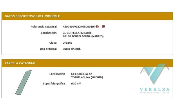 Terreno en calle de la Estrella