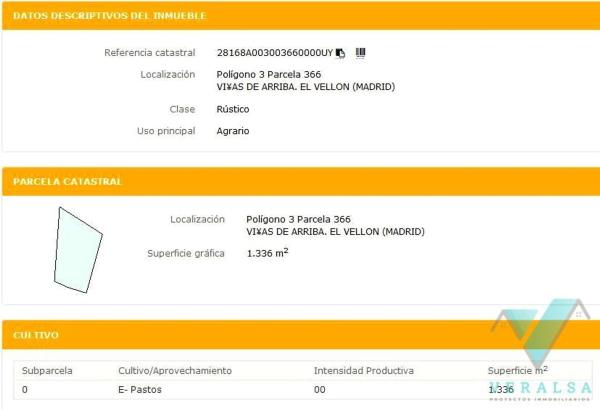 Terreno en Diseminado Nido Cuervo, 1