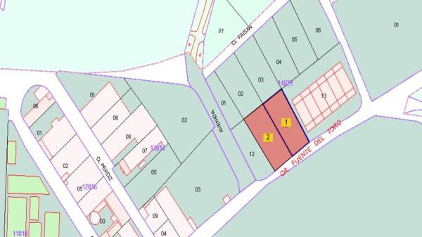 Terreno en calle Fuente del Toro