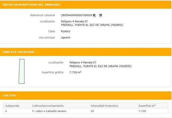 Terreno en camino Agudin de Ds, 31