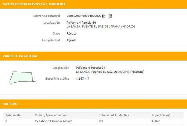 Terreno en camino Agudin de Ds, 31